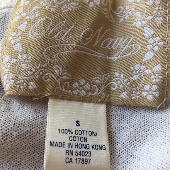 Old Navy 100%cotton VNeck thin ribbed trim sweater - Picture 7 of 8